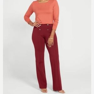 Brand New - Betabrand - Atlantic Pant | Wide (Oxblood) - Long